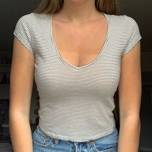Garage striped tee!